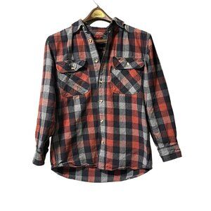 Vintage Five‎ Brother Woven Shirt Shacket Mens Size Medium R Heavyweight Hiking